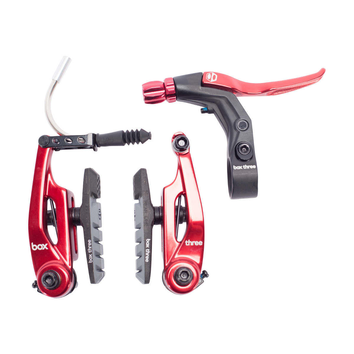 BOX THREE BRAKE KIT 85MM RED