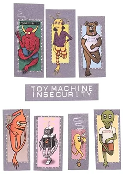 Toy Machine Insecurity Griptape Stickers Single-Pack -  Färg: Blå