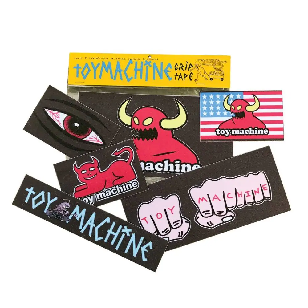 Toy Machine Griptape Stickers Single-Pack -  Färg: Svart