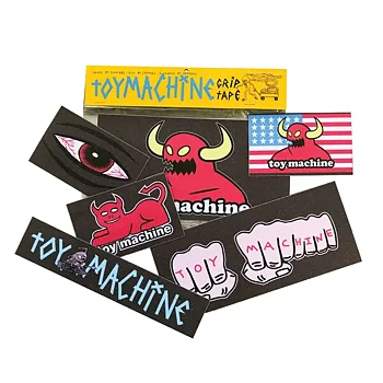 Toy Machine Griptape Stickers Single-Pack -  Färg: Svart