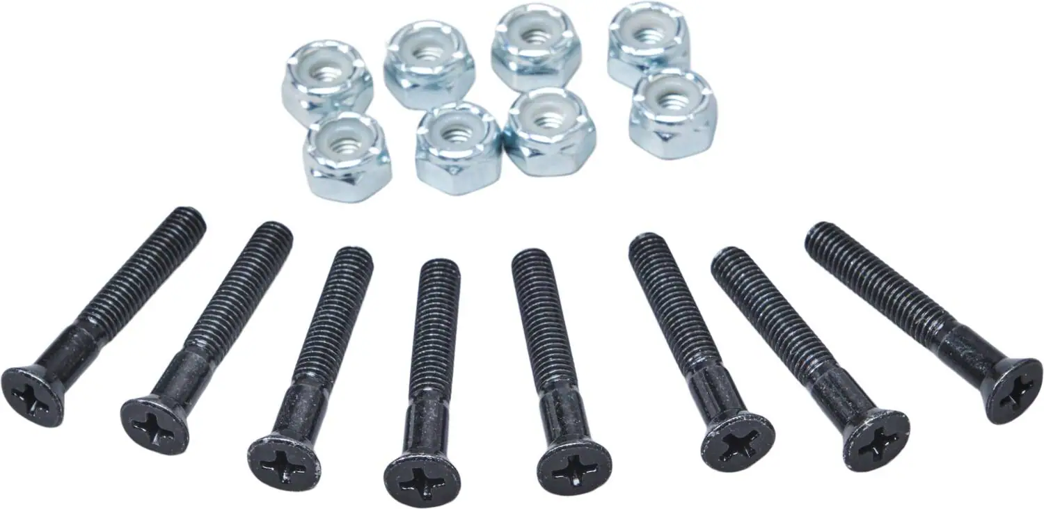 Pig Skateboard Hardware 8-Pack -  Färg: Svart - Längd: 1"