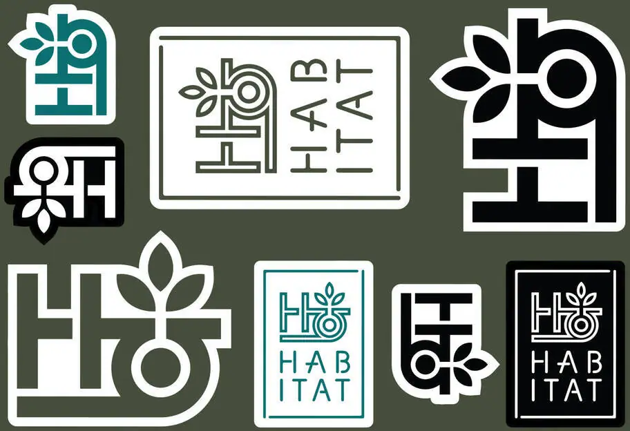 Habitat Logo Merchandise -  Färg: Svart