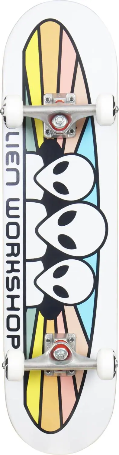 Alien Workshop Spectrum Komplett Skateboard -  Färg: Vit/Röd/Gul - Storlek: 7.75"