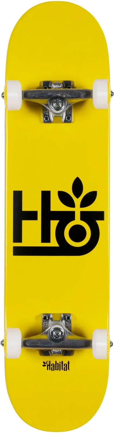 Habitat Pod Komplett Skateboard -  Färg: Gul - Storlek: 7.5"