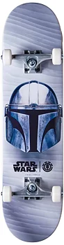 Element Star Wars Komplett Skateboard -  Färg: Mandalorian Beskar - Storlek: 8"