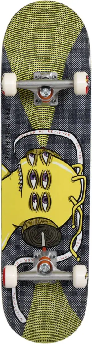 Toy Machine Frequency Mod Skateboard Komplett -  Färg: Grå - Storlek: 8.25"