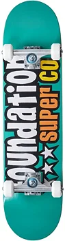 Foundation 3 Star Komplett Skateboard -  Färg: Turkos - Storlek: 7.88"