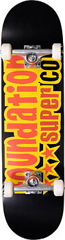 Foundation 3 Star Komplett Skateboard -  Färg: Svart - Storlek: 8.125"