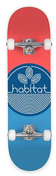 Habitat Leaf Dot Komplett Skateboard -  Färg: Blå - Storlek: 7.75"