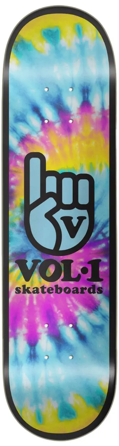 Vol.1 Checker Skateboard Deck -  Färg: Dye Logo - Storlek: 8"