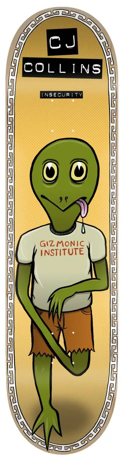Toy Machine CJ Collins Pro Skateboard Deck -  Färg: Insecurity - Storlek: 7.75"