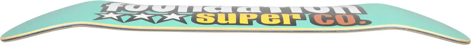 Foundation Team Skateboard Deck -  Färg: 3 Star Teal - Storlek: 7.88" - 2