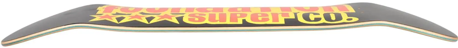Foundation Team Skateboard Deck -  Färg: 3 Star Black - Storlek: 8.125" - 2