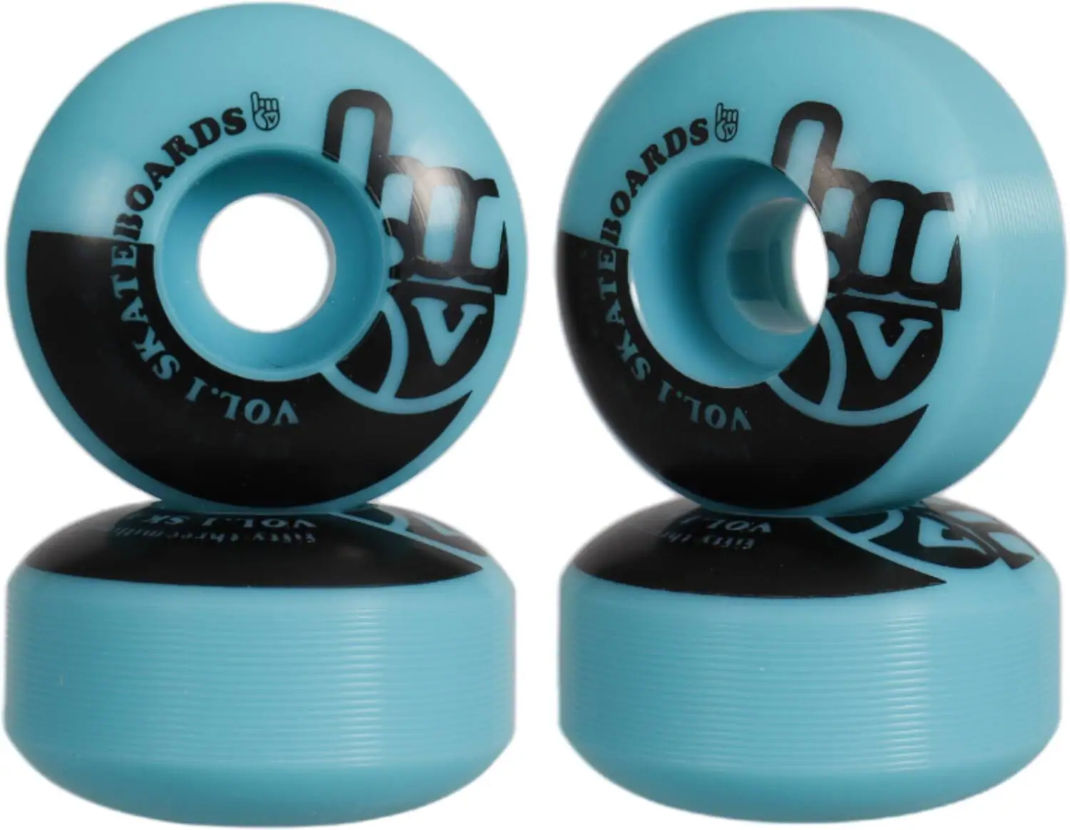 Vol.1 No.1 99A Skateboard Hjul 4-Pack -  Färg: Turkos