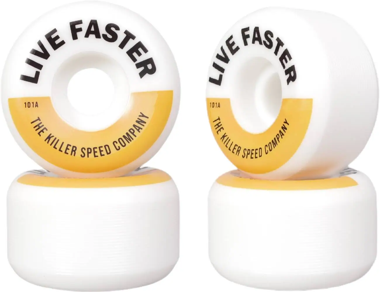 Killer Team 101A Wide Skateboard hjul 4-Pack -  Färg: Motto