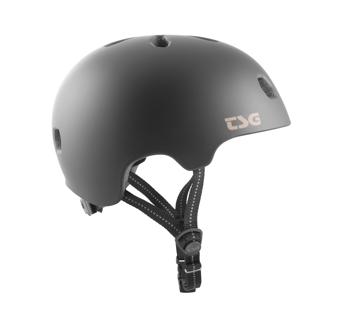 TSG  HELMETS META SOLID COLOR SATIN BLACK - 3
