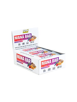 Ryno Power, Mana bar Strawberry, Acai 12pack