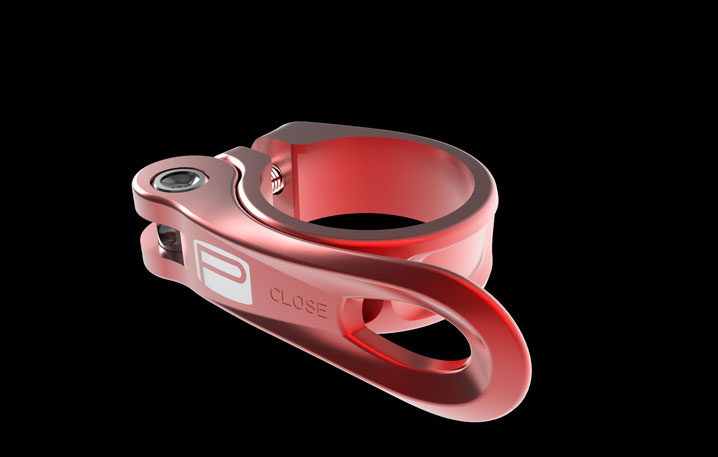 Promax QR-1 Quick release seat clamp 31.8 red