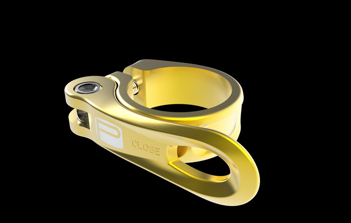 Promax QR-1 Quick release seat clamp 34.9 gold