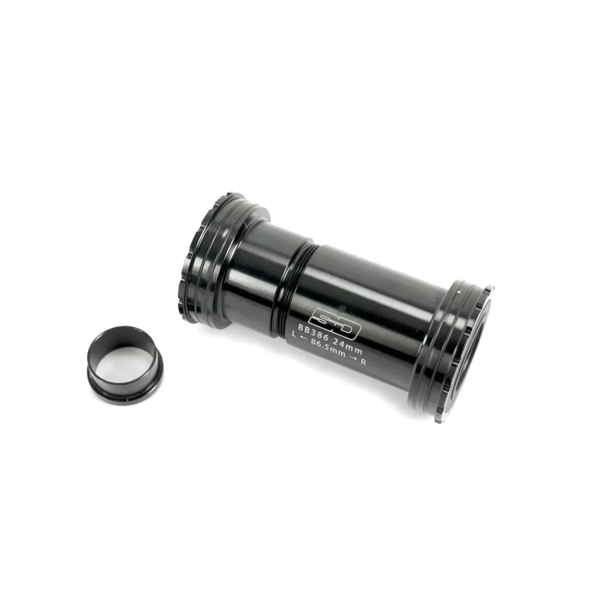 SD Bottom Bracket Threaded Lock BB386 Black - 24 mm
