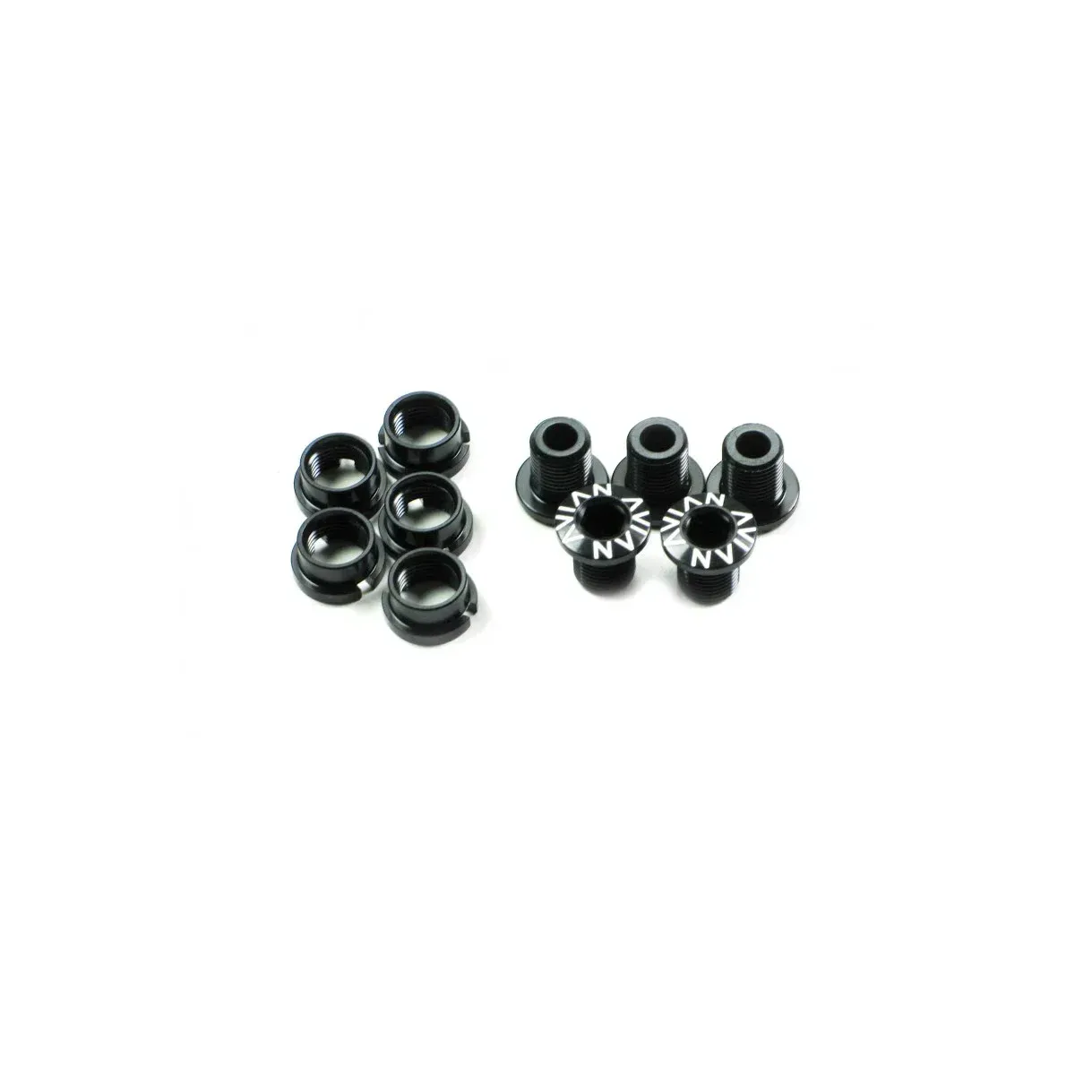 Avian Alloy Chainring Bolts Black - Short