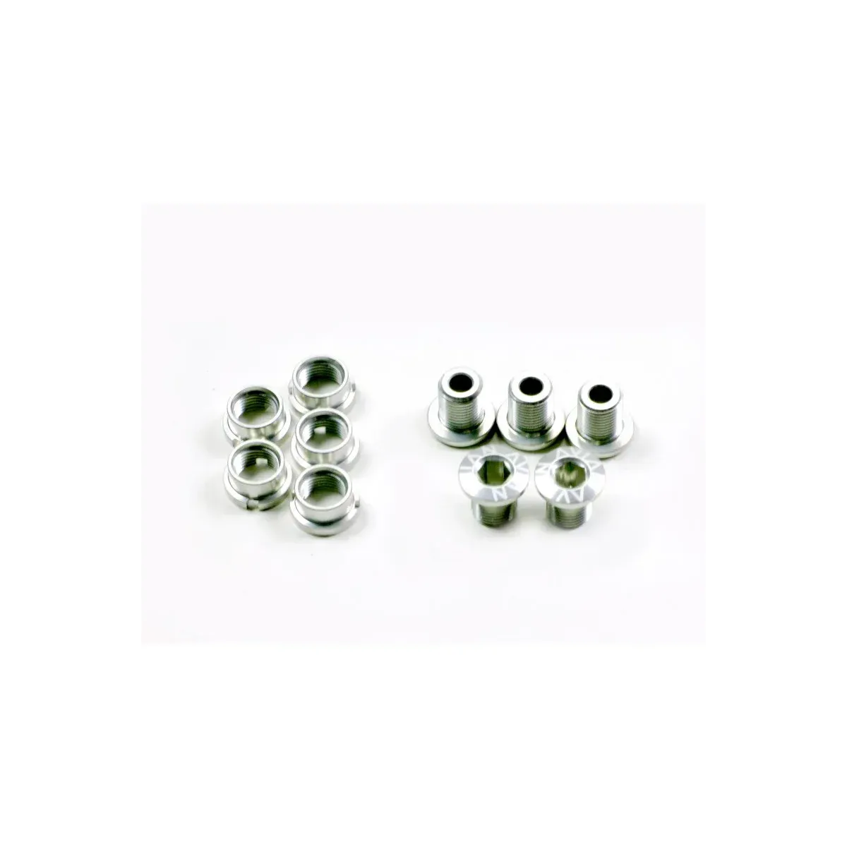 Avian Alloy Chainring Bolts Silver - Short
