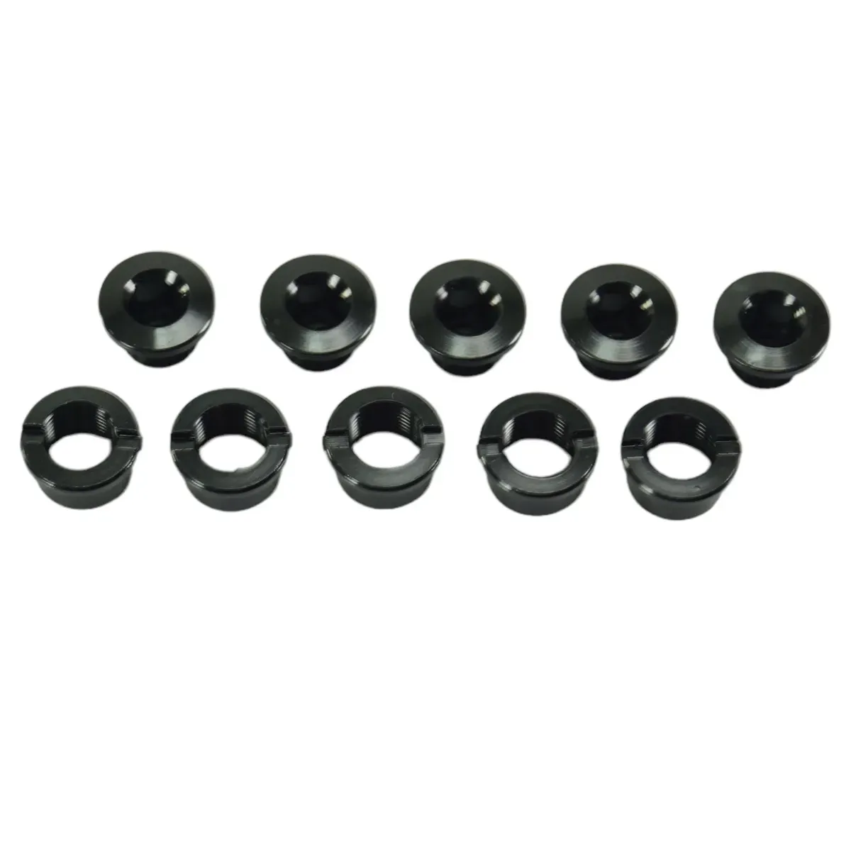 SD Alloy Chainring Bolts, set of 5 Black 5,5 mm