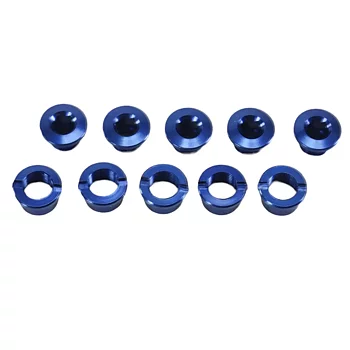 SD Alloy Chainring Bolts, set of 5 Blue 5,5 mm