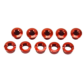 SD Alloy Chainring Bolts, set of 5 Red 5,5 mm
