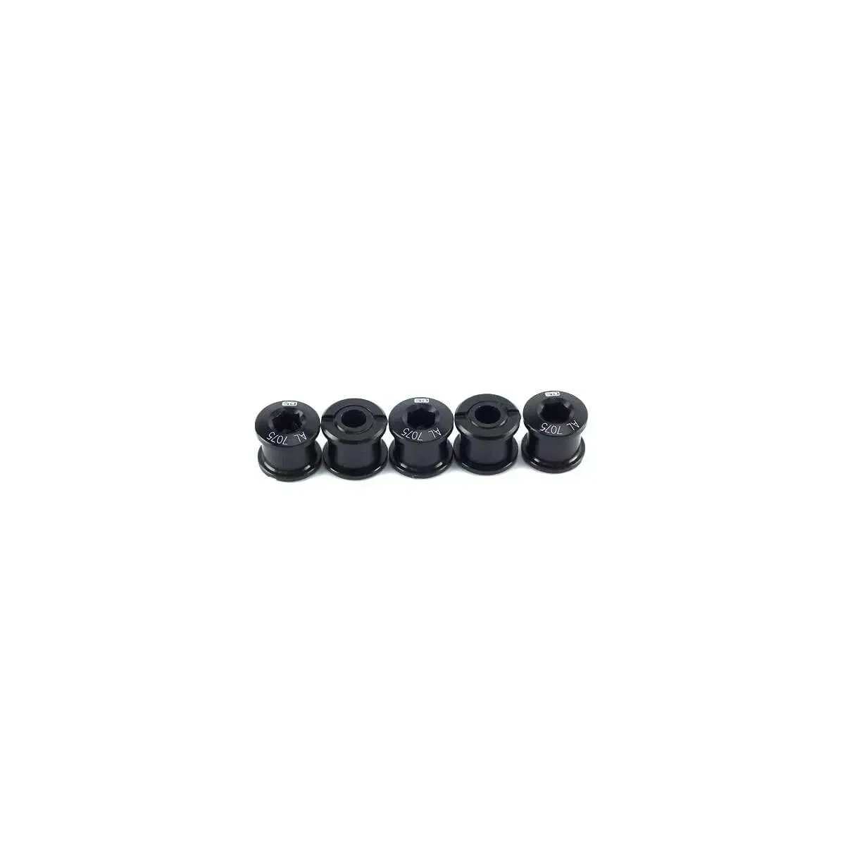 SD Cr-Mo Chainring Bolts, set of 5 Black - 5,5 mm