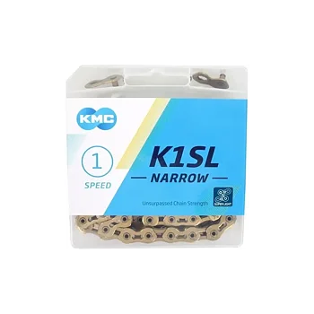 Kmc K1SL narrow 3/32 Ti-N Chain Gold
