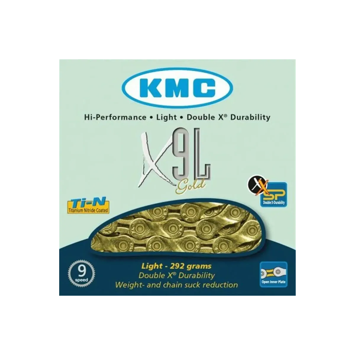 Kmc X9L 3/32 Chain Gold