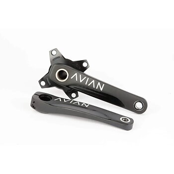 Avian Cadence 2-Pc Crankset  Black - 170 mm