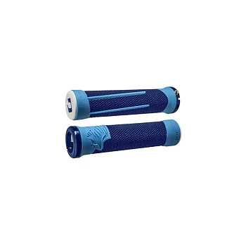 Odi Ag-2 V2.1 Lock-On Grips Blue/Lt Blue W/Blue Clamps
