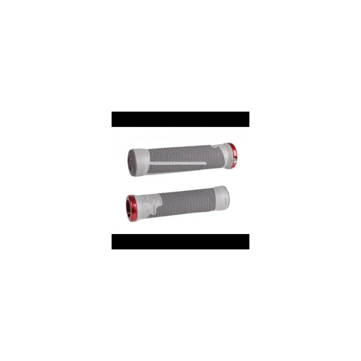 Odi Ag-2 V2.1 Lock-On Grips Graphite/Cool Gray/Red Clamps