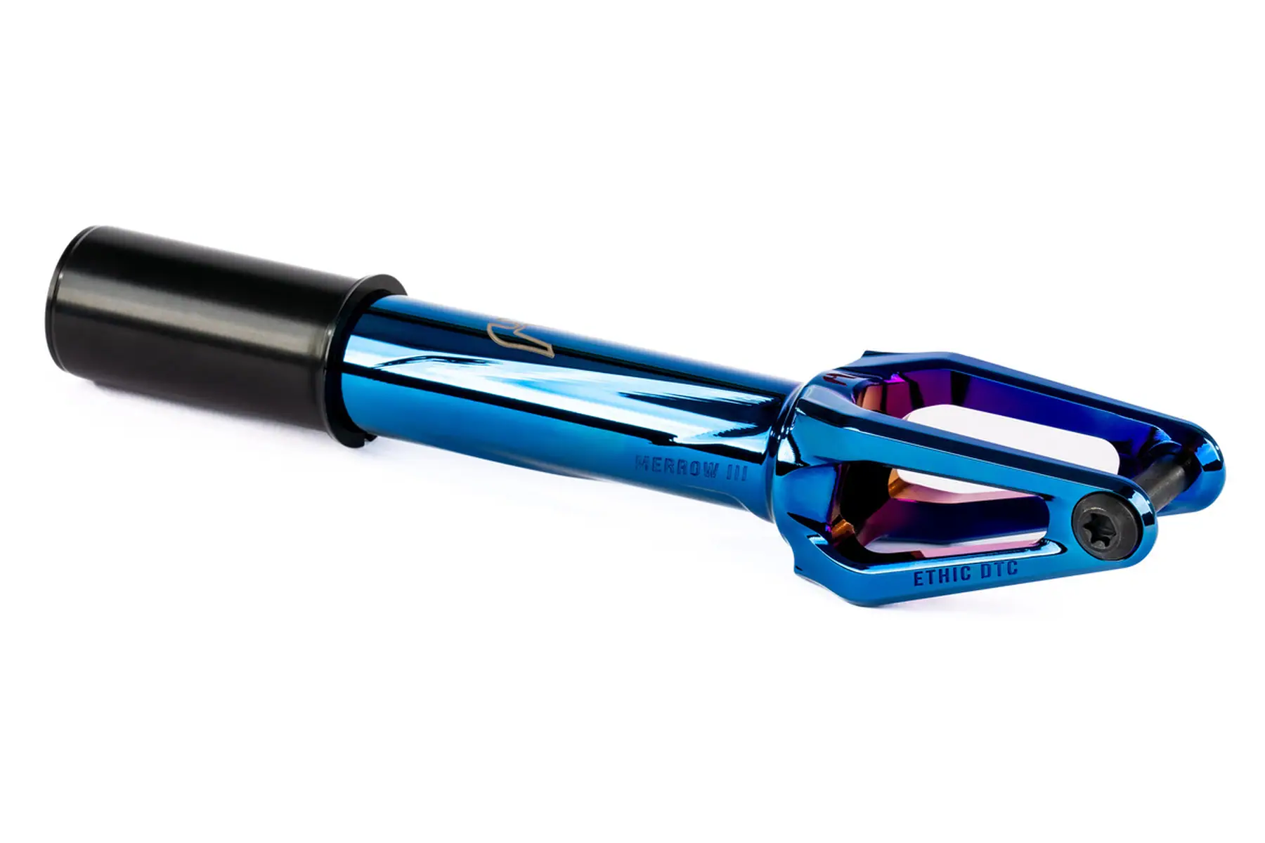 Ethic Merrow V3 HIC Framgaffel Kickbike -  Färg: Chrome Blue - 3