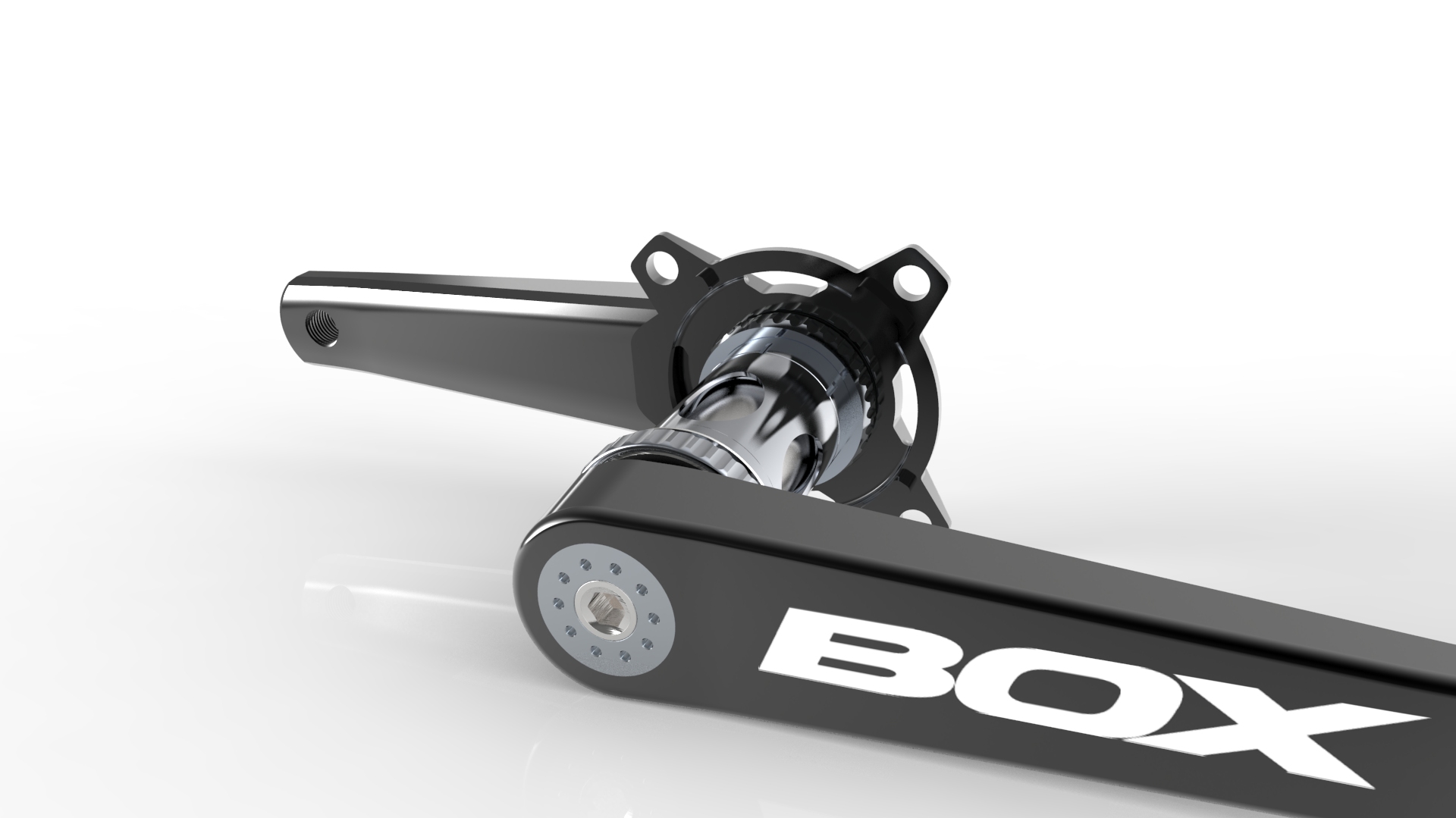  BOX Vector cranks 35mm axle X 175mm  - 2