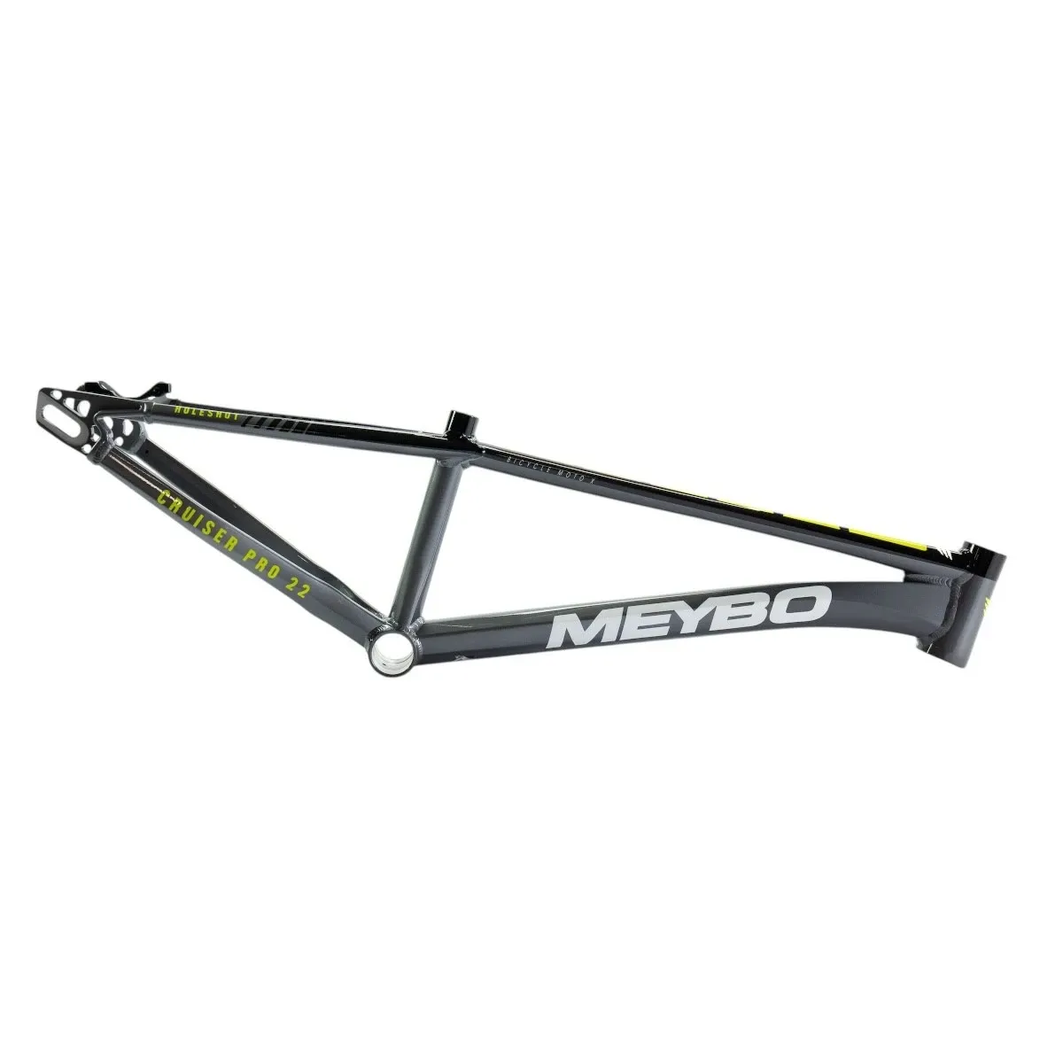 Meybo 2025 Holeshot Bmx Race Frame Grey/Black/Lime - Expert