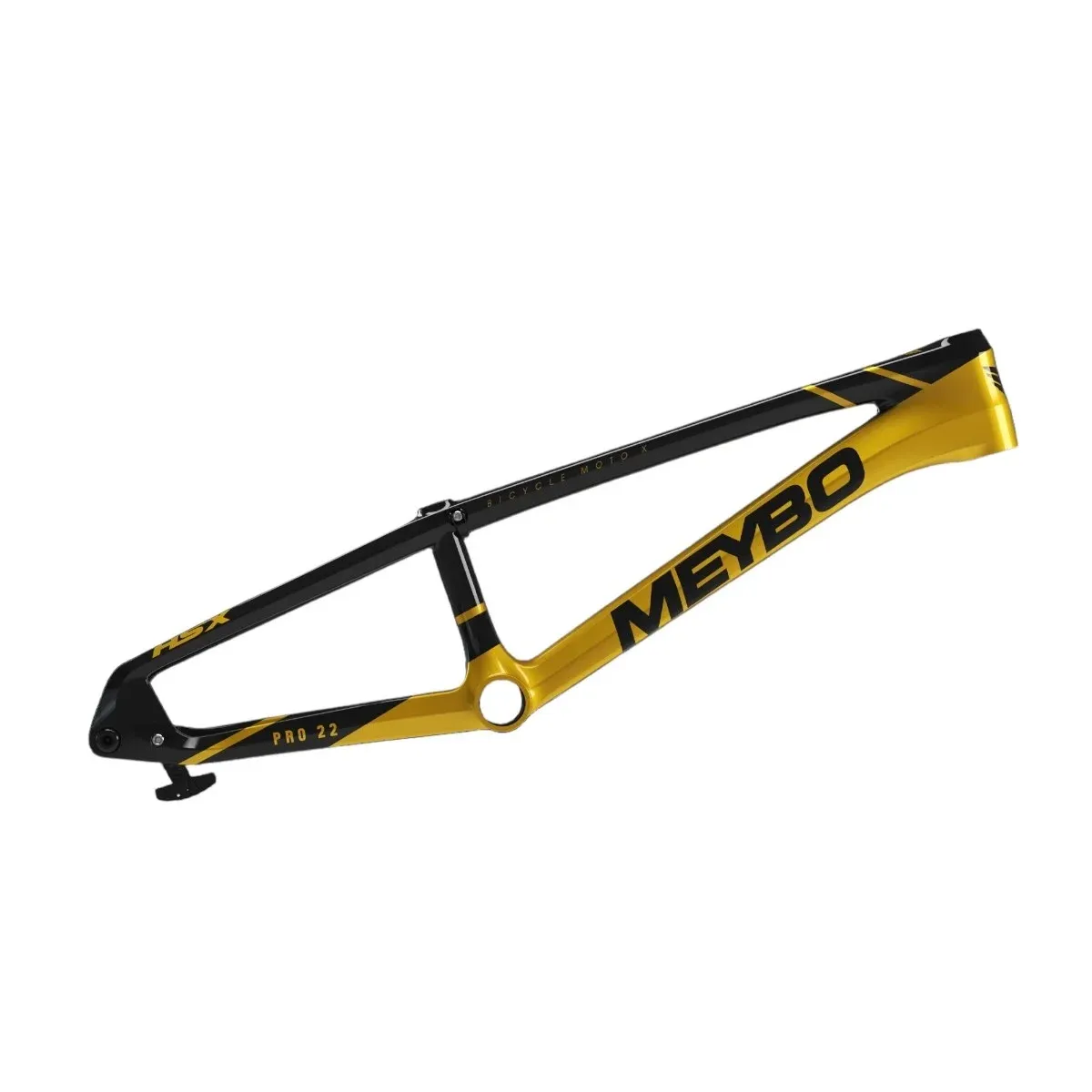 Meybo 2025 HSX Carbon Bmx Race Frame Black/Gold - Expert