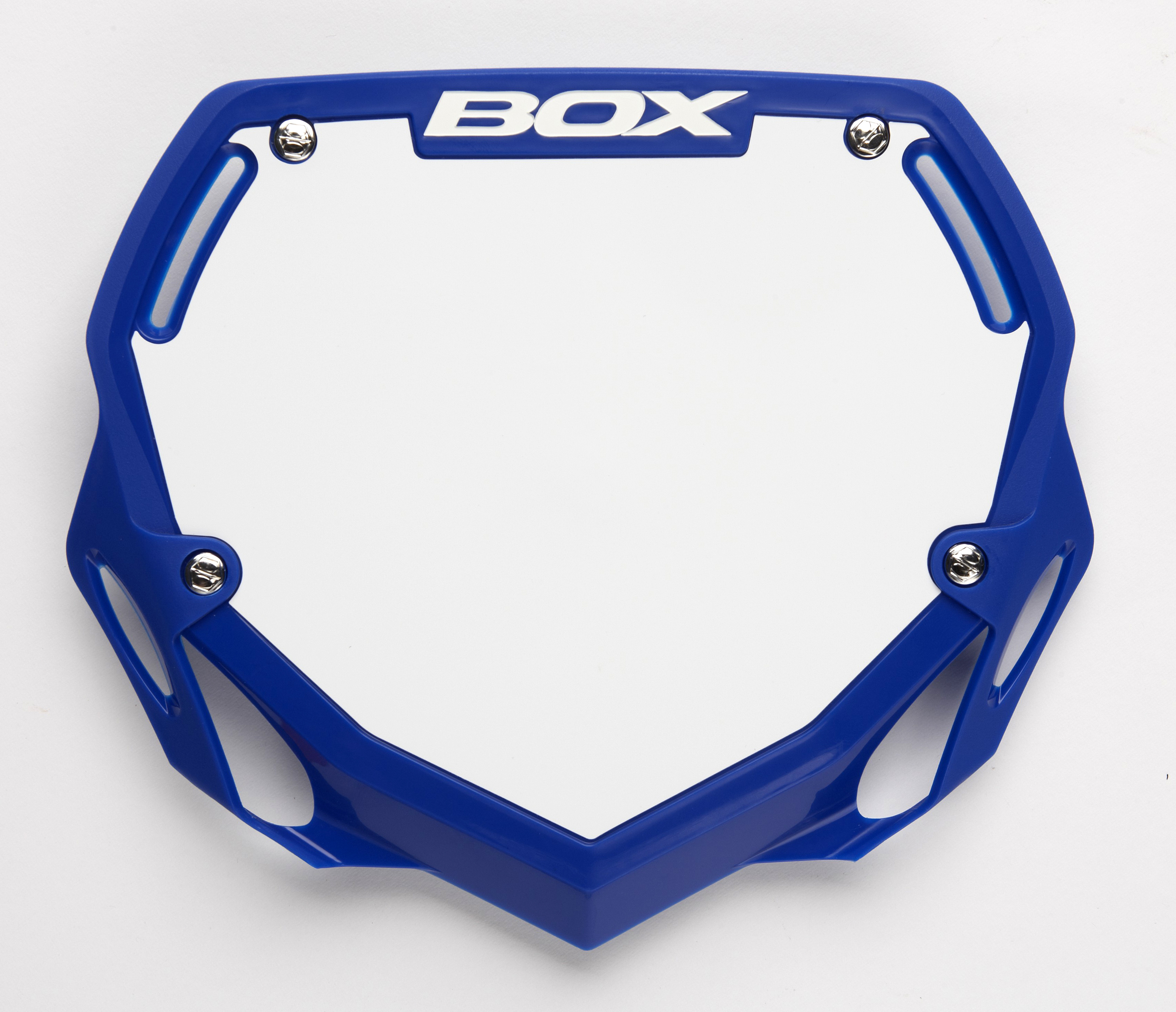  BOX Phase 1 number plate large blue