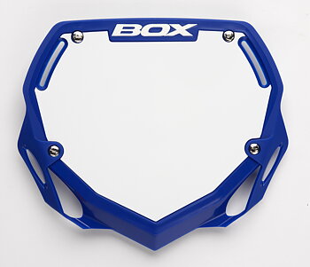 BOX Phase 1 number plate large blue