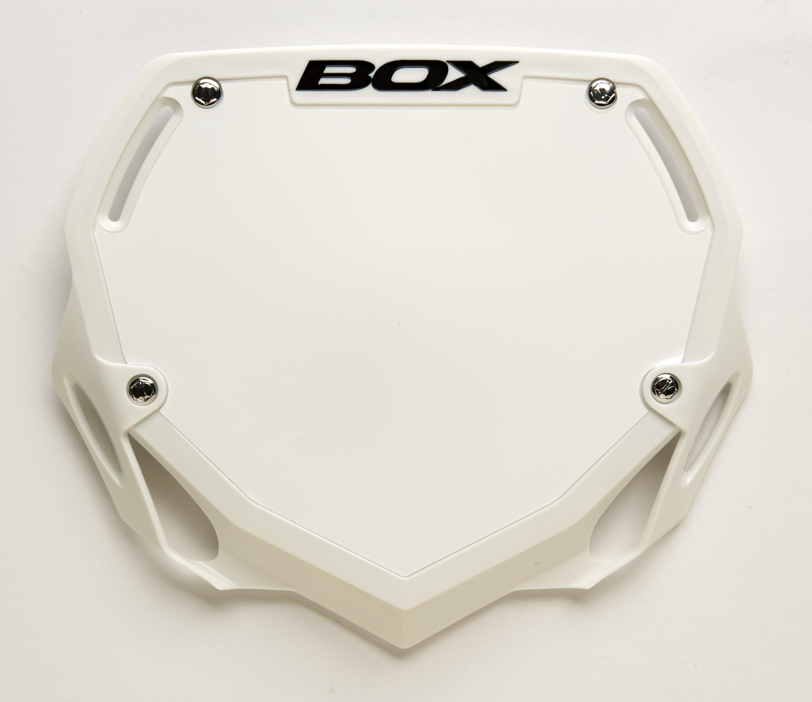  BOX Phase 1 number plate white