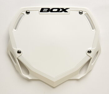  BOX Phase 1 number plate white