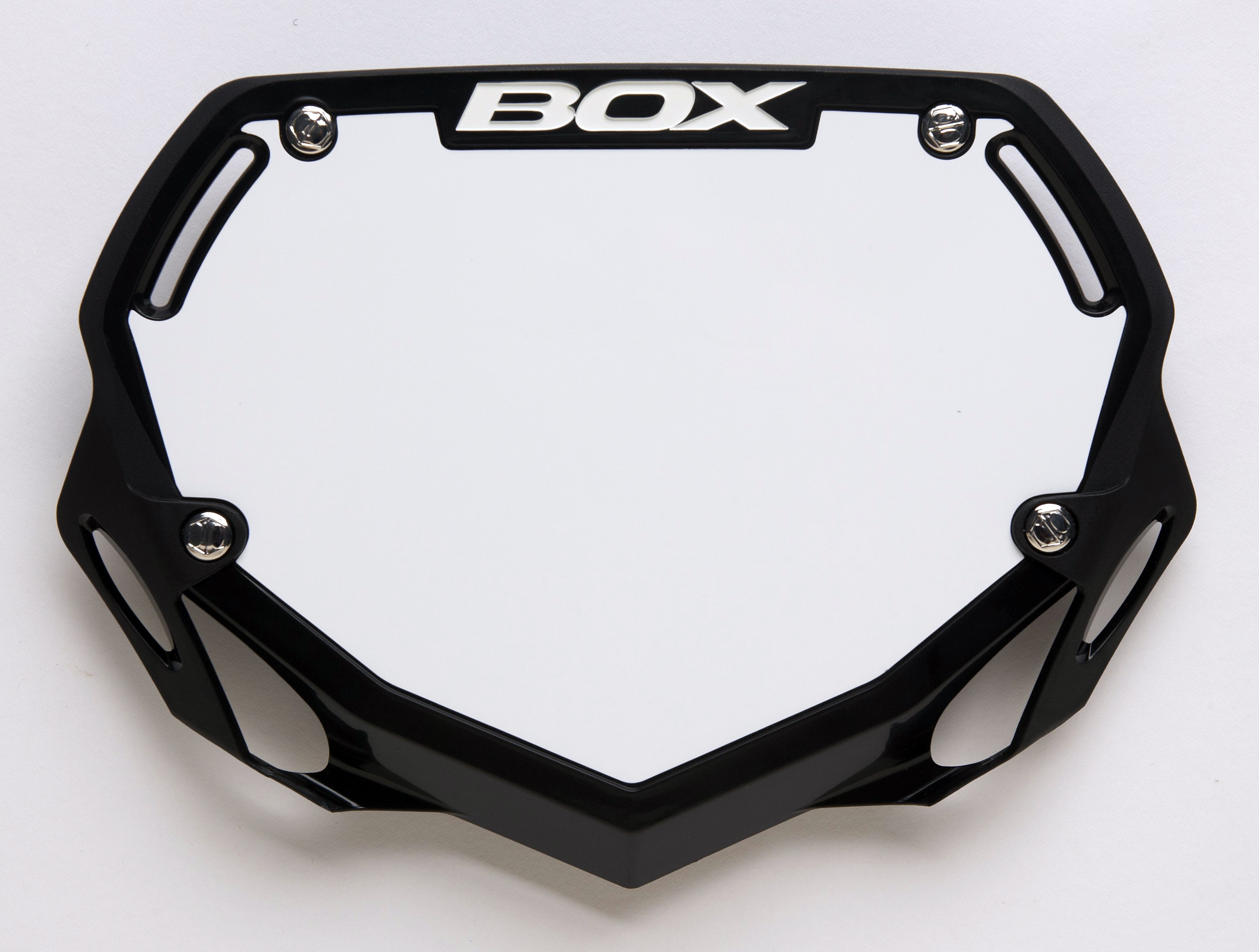  BOX Phase 1 number plate small black 