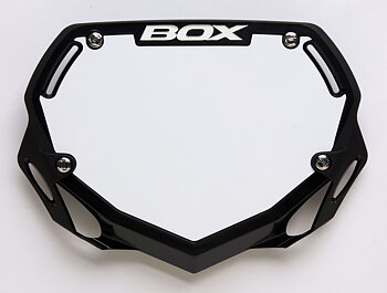  BOX Phase 1 number plate small black 