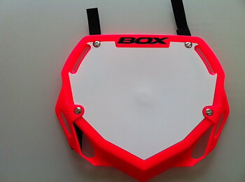  BOX Phase 1 number plate large pink