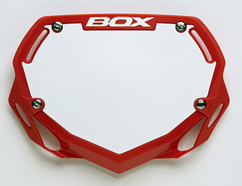  BOX Phase 1 number plate small red