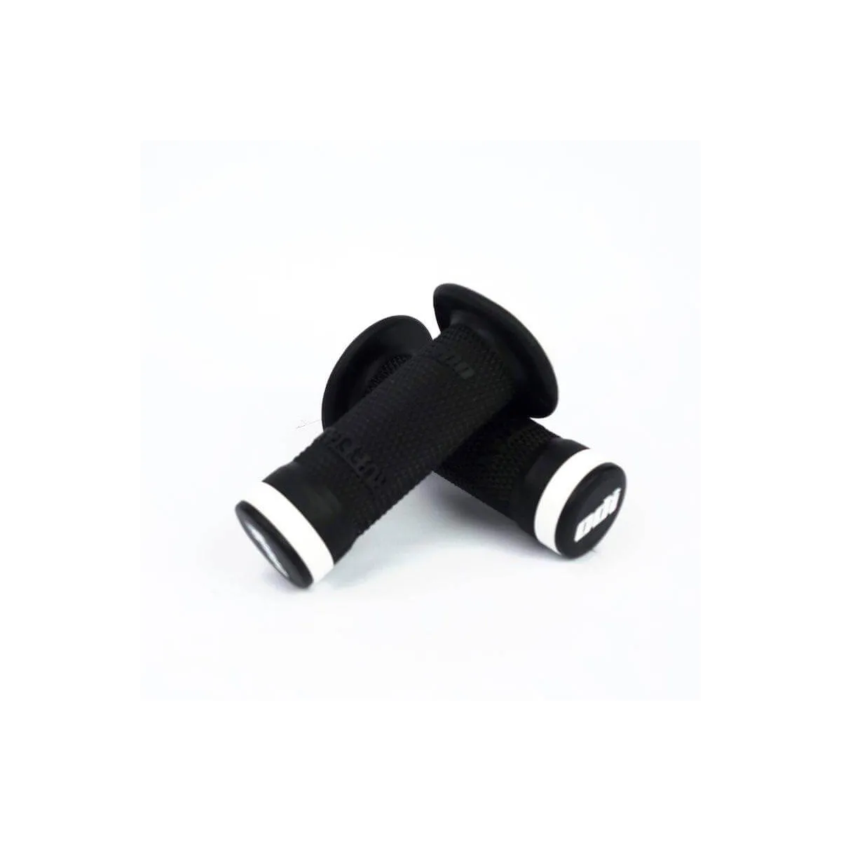Odi Bmx Ruffian Lock-On Grips Black/White Clamps - 130 mm
