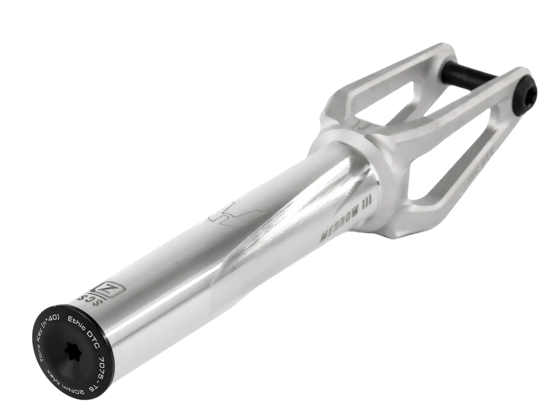 Ethic Merrow V3 SCS Framgaffel Kickbike -  Färg: Raw