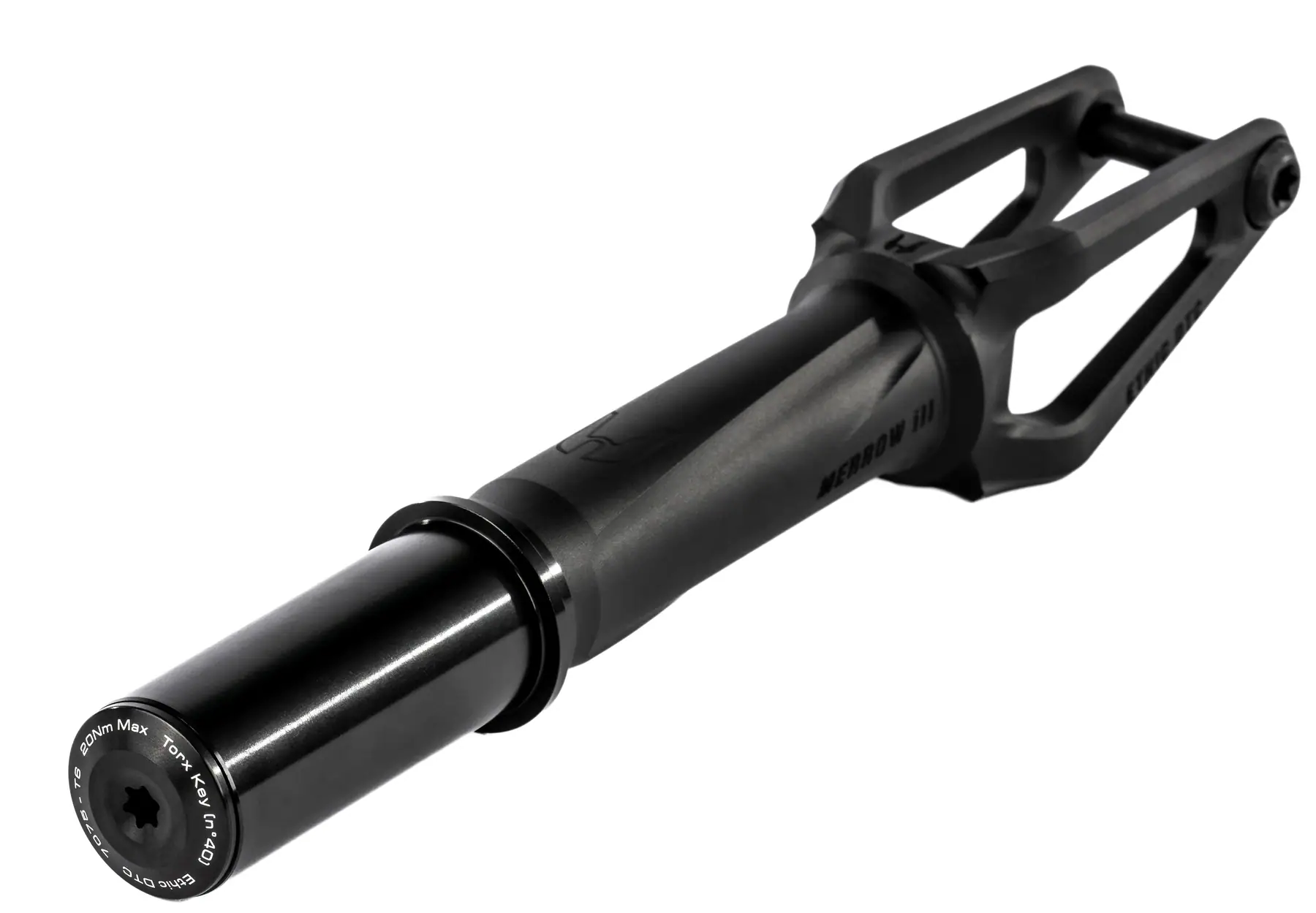 Ethic Merrow V3 IHC Framgaffel Kickbike -  Färg: Svart